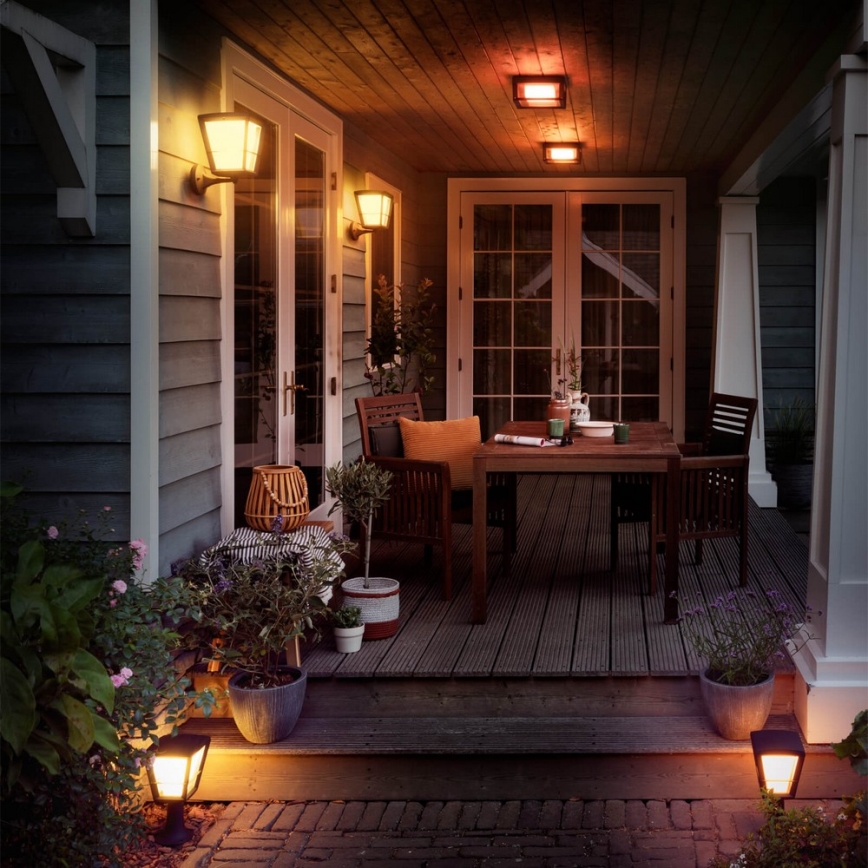 Philips - LED RGBW Stmívatelné venkovní nástěnné svítidlo Hue ECONIC LED/15W/230V 2000-6500K IP44