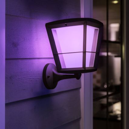 Philips - LED RGBW Stmívatelné venkovní nástěnné svítidlo Hue ECONIC LED/15W/230V IP44