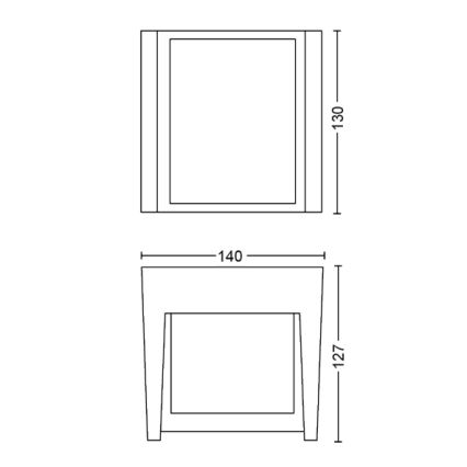 Philips - LED Stmívatelné venkovní nástěnné svítidlo Hue FUZO LED/15W/230V IP44