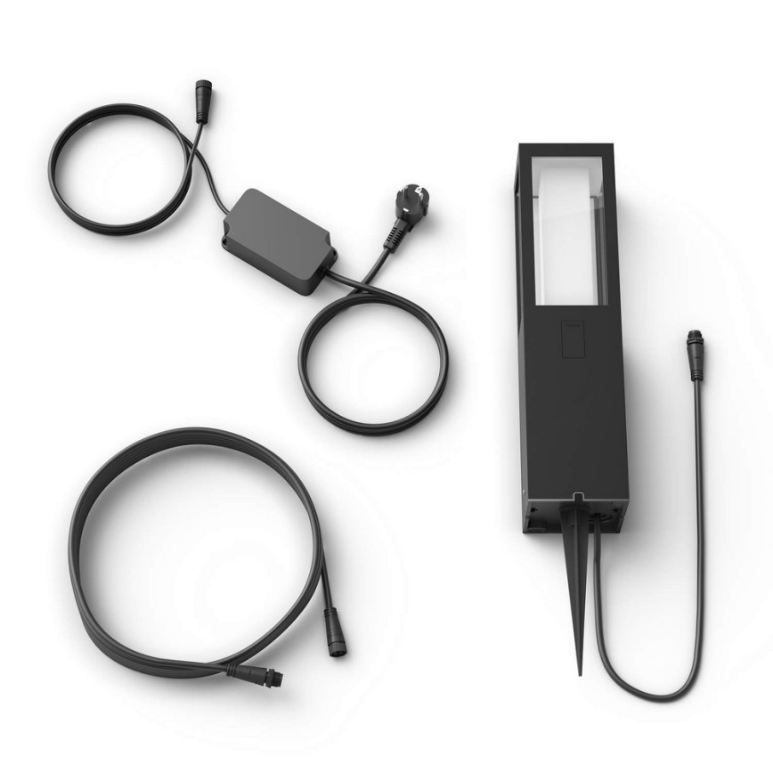 Philips 17454/30/P7 - LED RGB Venkovní lampa HUE IMPRESS LED/8W/230V IP44 s adaptérem