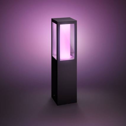 Philips 17454/30/P7 - LED RGB Venkovní lampa HUE IMPRESS LED/8W/230V IP44 s adaptérem