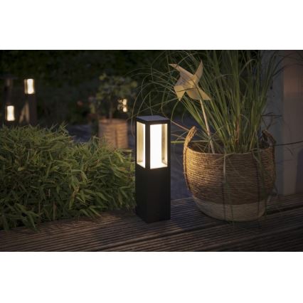 Philips 17454/30/P7 - LED RGB Venkovní lampa HUE IMPRESS LED/8W/230V IP44 s adaptérem