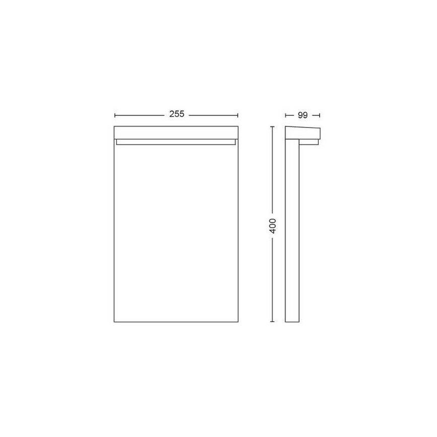 Philips - LED RGBW Stmívatelná venkovní lampa Hue NYRO LED/13,5W/230V 2000-6500K IP44