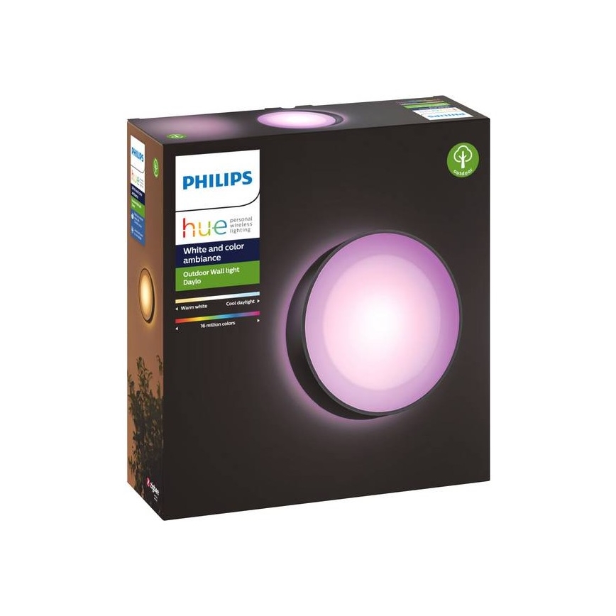 Philips - LED RGBW Stmívatelné venkovní nástěnné svítidlo Hue DAYLO LED/15W/230V 2000-6500K IP44