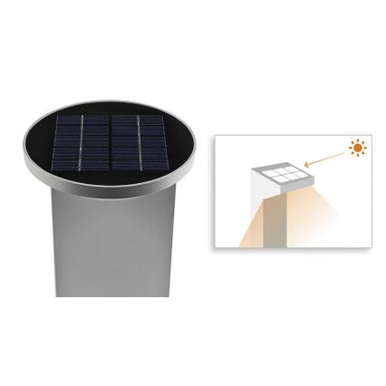 Philips 17809/87/16 - Solární LED osvětlení MYGARDEN DUSK 1xLED/1W/230V