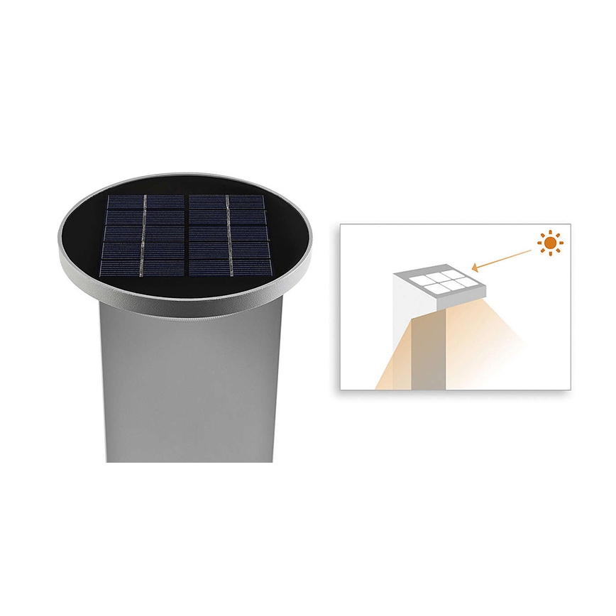 Philips 17809/87/16 - Solární LED osvětlení MYGARDEN DUSK 1xLED/1W/230V