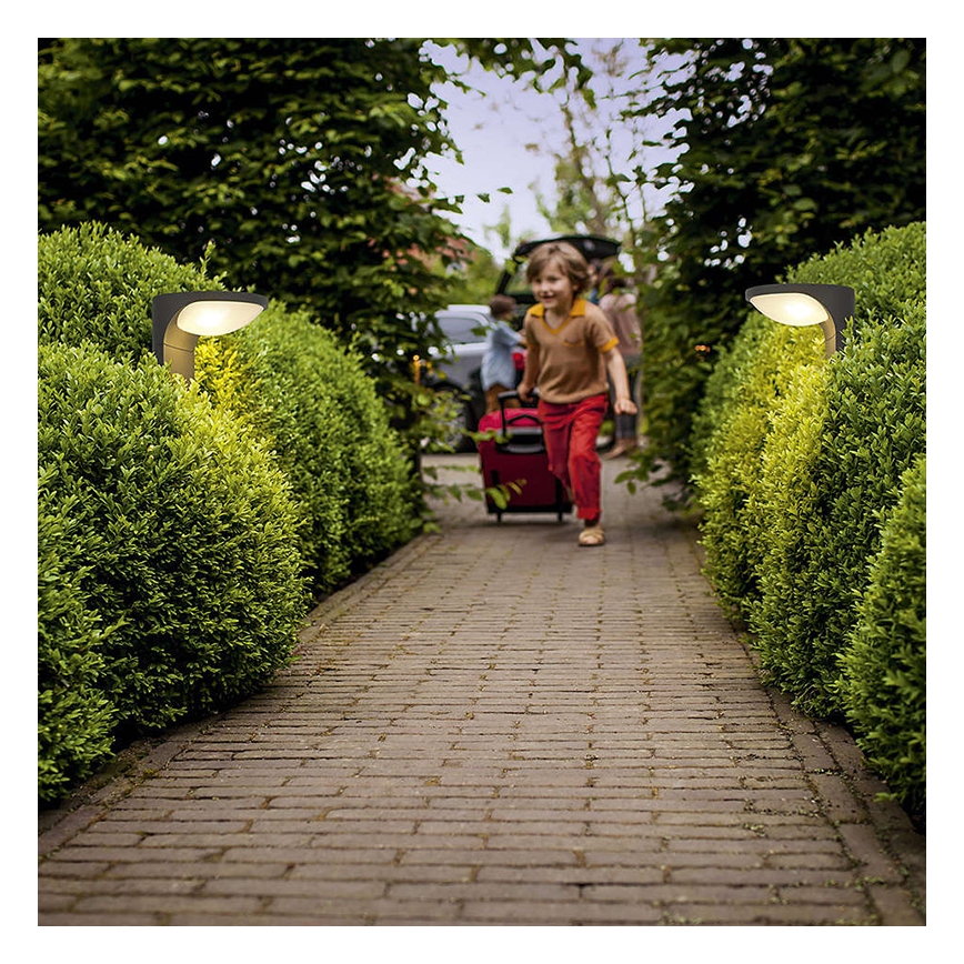 Außenleuchte mit integriertem schalter