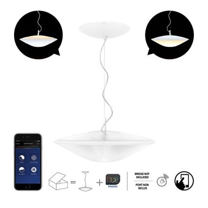 Philips 31152/31/PH - Stmívatelné závěsné svítidlo HUE PHOENIX 2xLED/9W/230V