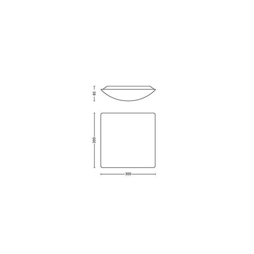 Philips 31240/67/16 - LED stropní svítidlo MYLIVING MEZEN 1xLED/17W/230V
