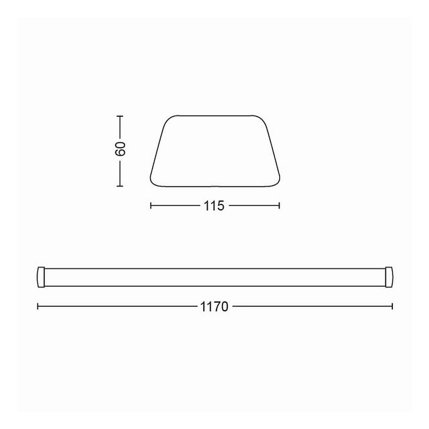 Philips - LED Podlinkové svítidlo LED/50W/230V 4000K