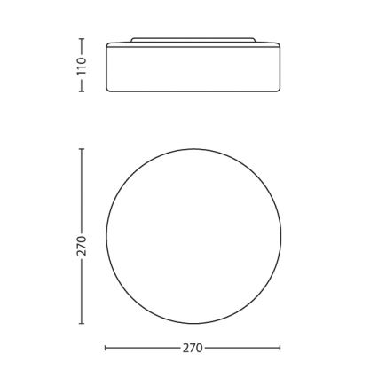 Philips 32081/31/16 - Koupelnové svítidlo MYBATHROOM POOL 1xE27/20W/230V IP44