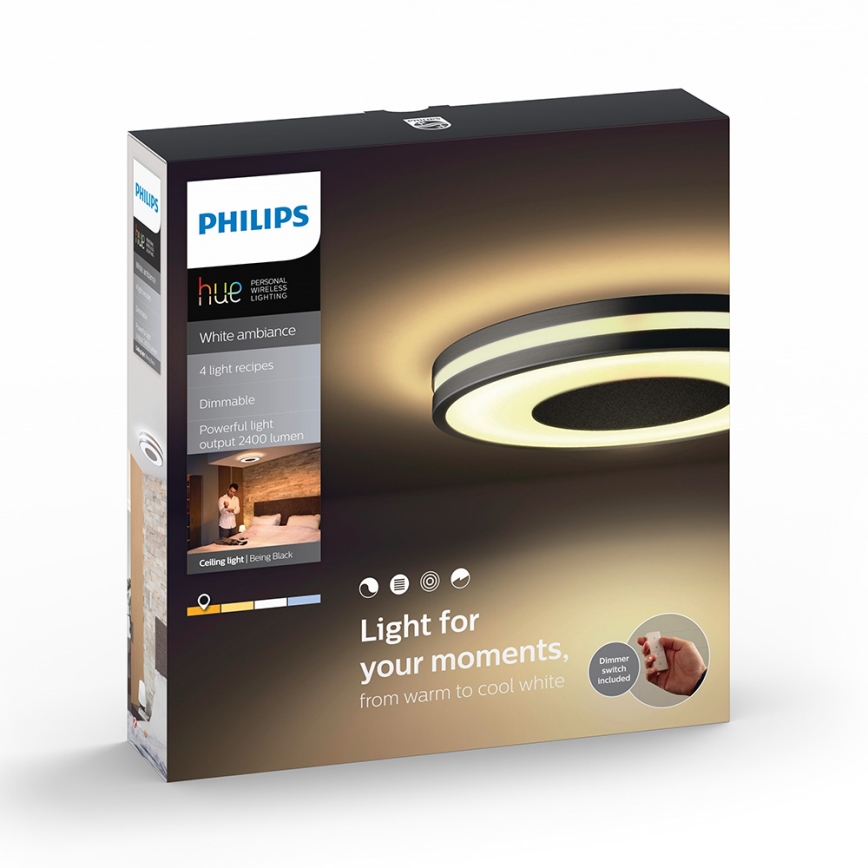 Philips 32610/30/P7 - LED Stropní svítidlo BEING HUE LED/32W/230V