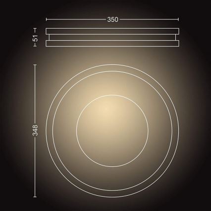 Philips - LED Stmívatelné svítidlo Hue BEING LED/27W/230V + dálkové ovládání