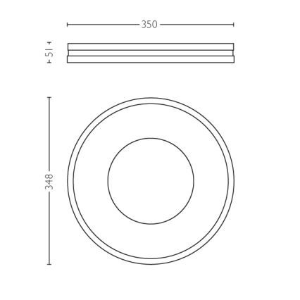 Philips 32610/31/P7 - LED Stropní svítidlo BEING HUE LED/32W/230V