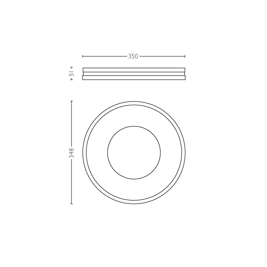 Philips 32610/31/P7 - LED Stropní svítidlo BEING HUE LED/32W/230V