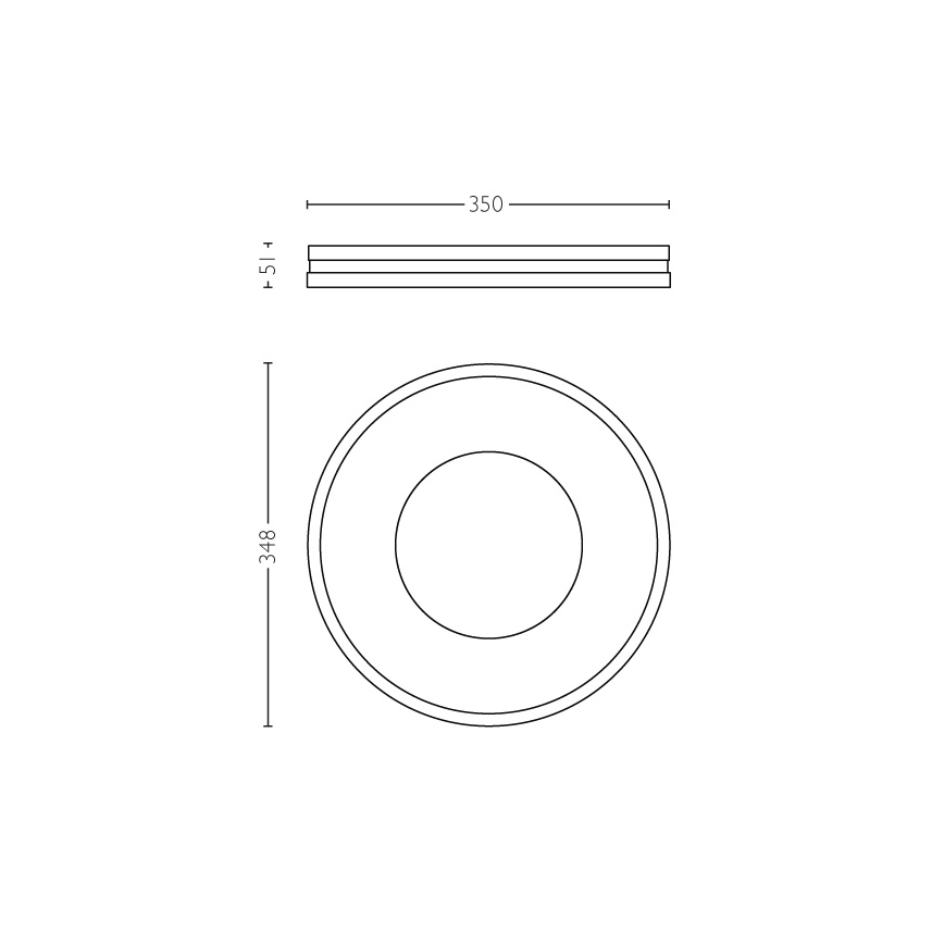 Philips 32610/48/P7 - LED Stropní svítidlo BEING HUE LED/32W/230V