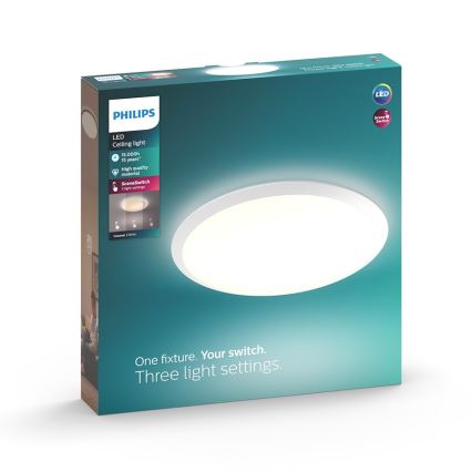 Philips 32809/31/P3 - LED Stmívatelné stropní svítidlo CANAVAL LED/18W/230V