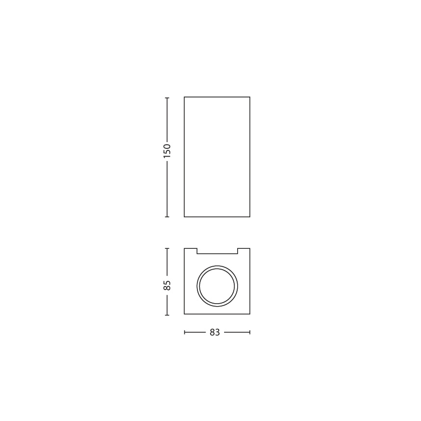 Philips 33012/17/PN - Nástěnné svítidlo GABARDINE 2xGU10/50W/230V