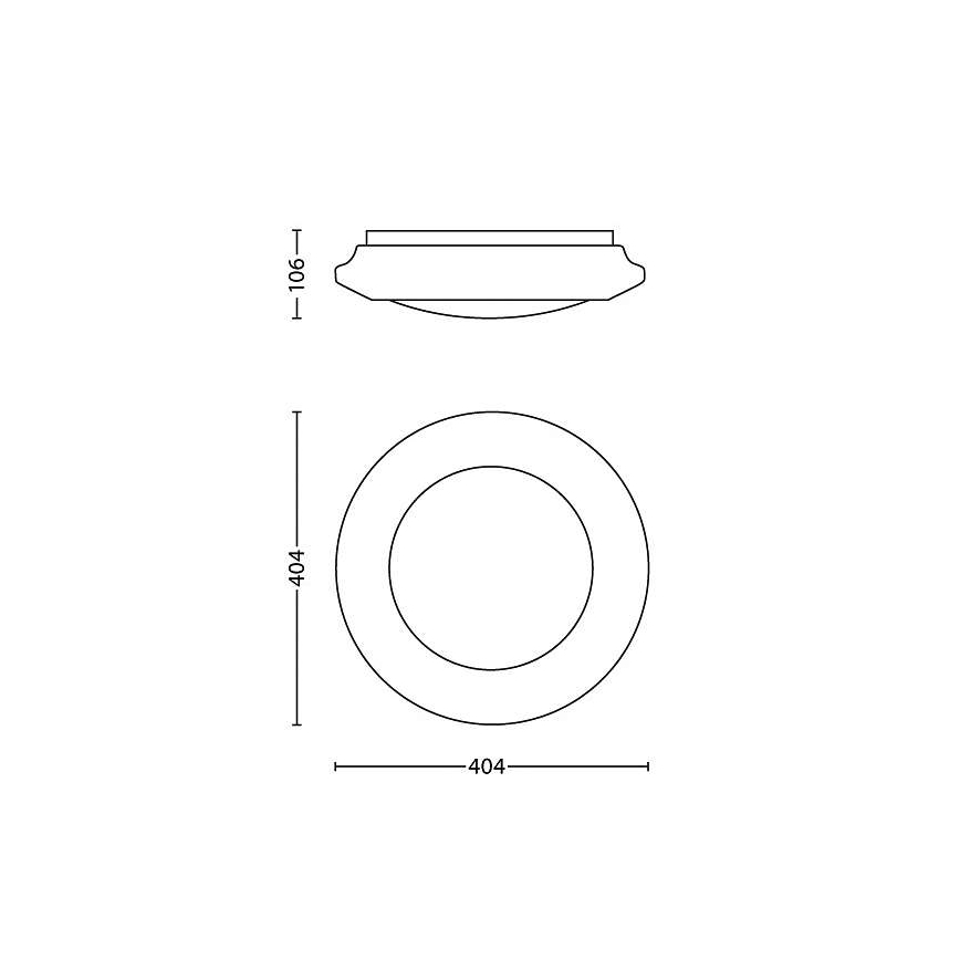 Philips 33365/31/16 - Stropní svítidlo MYLIVING CINNABAR 1xLED/22W/230V
