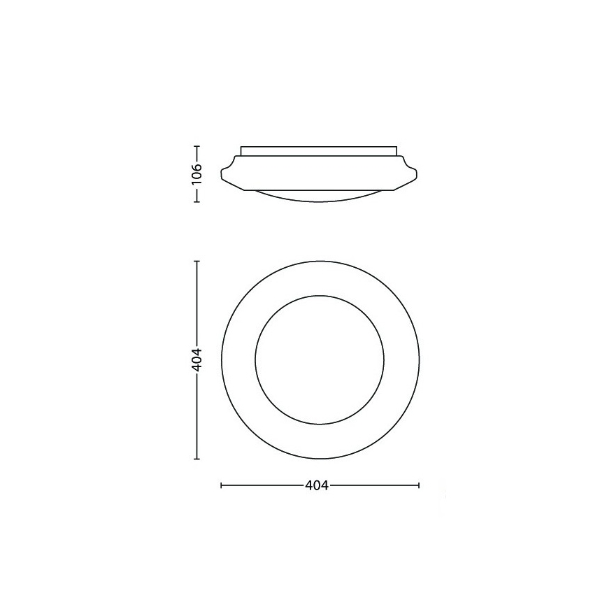 Philips - LED Stropní svítidlo LED/22W/230V 4000K