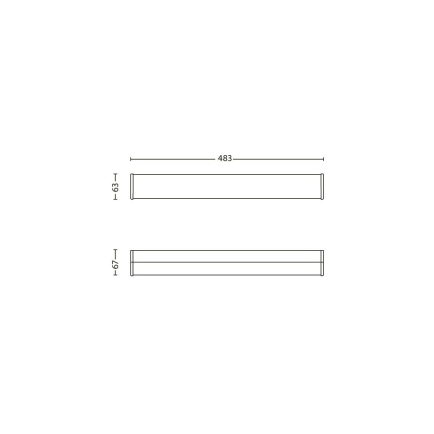 Philips 34059/11/16 - LED Nástěnné koupelnové svítidlo MYBATHROOM FIT 3xLED/2,5W/230V