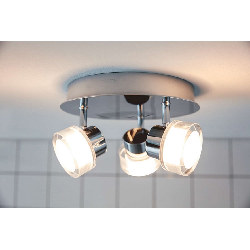 Philips 34174/11/P0 - LED koupelnové bodové svítidlo MYBATHROOM RESORT 3xLED/4,5W/230V