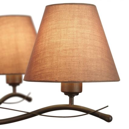 Philips 37671/86/16 - Lustr na řetězu ELMORE 5xE14/42W/230V