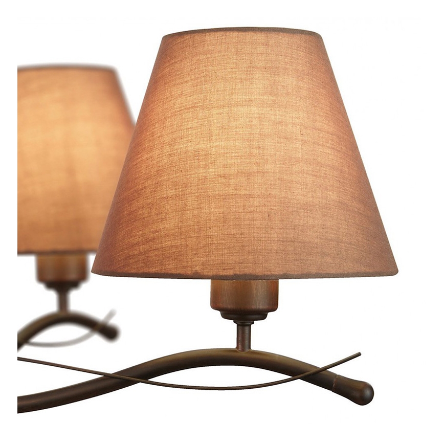 Philips 37671/86/16 - Lustr na řetězu ELMORE 5xE14/42W/230V
