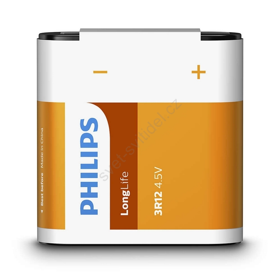 Philips 3R12L1F/10 - Zinkochloridová baterie 3R12 LONGLIFE 4,5V | Svět ...
