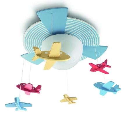 Philips 40153/55/P0 - Dětský lustr MYKIDSROOM AVIGO 1xE27/11W/230V