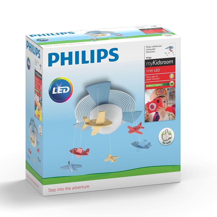 Philips 40153/55/P0 - Dětský lustr MYKIDSROOM AVIGO 1xE27/11W/230V