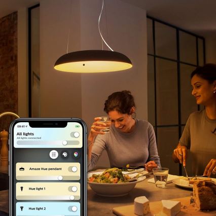 Philips - LED Stmívatelný lustr na lanku Hue AMAZE LED/39W/230V + dálkové ovládání