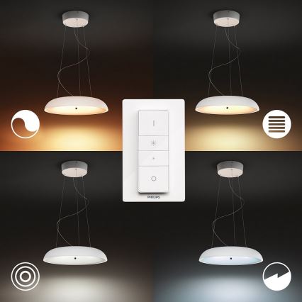 Philips - LED Stmívatelný lustr na lanku Hue AMAZE LED/39W/230V + dálkové ovládání