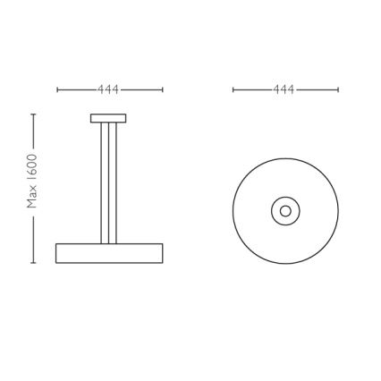 Philips 40339/31/P7 - LED Závěsné svítidlo FAIR HUE LED/39W/230V