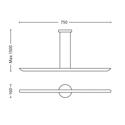 Philips 40747/48/16 - LED Lustr MYLIVING SELV 2xLED/6,5W/230V