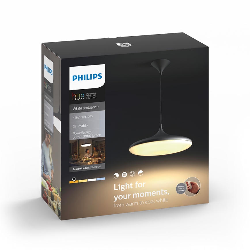Philips 40761/30/P7 - LED Závěsné svítidlo HUE ALLY LED/39W/230V