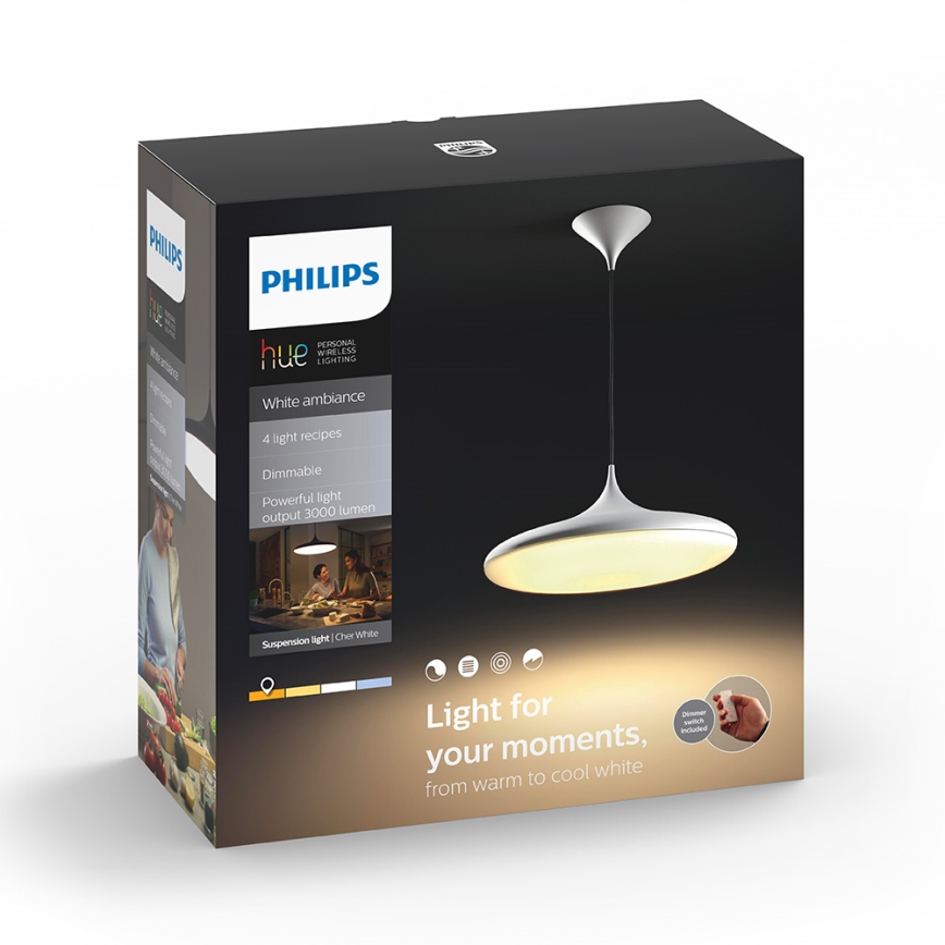 Philips 40761/31/P7 - LED Závěsné svítidlo HUE ALLY LED/39W/230V