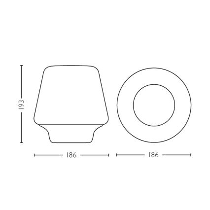 Philips 40801/30/P7 - LED Stolní lampa WELLNESS HUE 1xE27/9,5W/230V