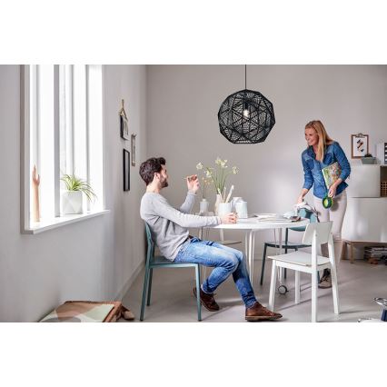 Philips 40887/30/PN - Závěsné svítidlo MYLIVING MOHAIR 1xE27/60W/230V