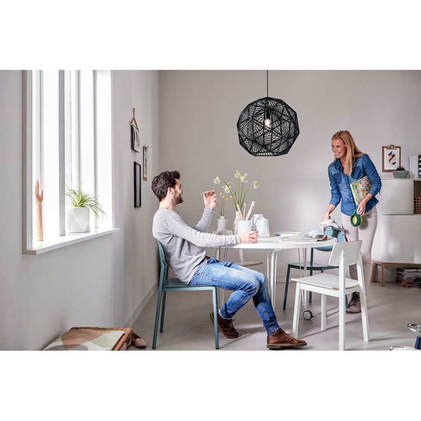 Philips 40887/30/PN - Závěsné svítidlo MYLIVING MOHAIR 1xE27/60W/230V
