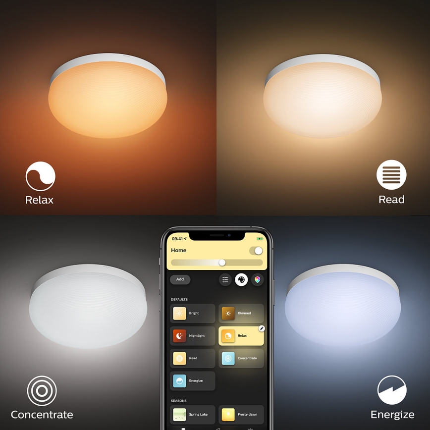 Philips 40905/31/P9 - LED Stropní svítidlo HUE FLOURISH LED/32W/230V