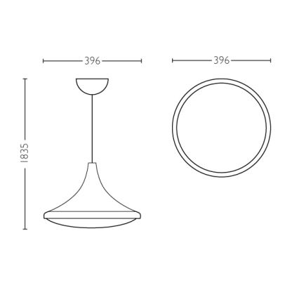 Philips 40956/30/PN - Lustr INSTYLE HOOK 1xE27/60W/230V