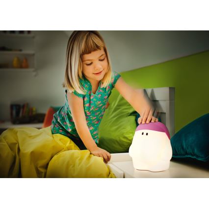 Philips 44501/19/16 - LED Dětská lampička MYKIDSROOM BUDDY HOME 2xLED/1W růžová