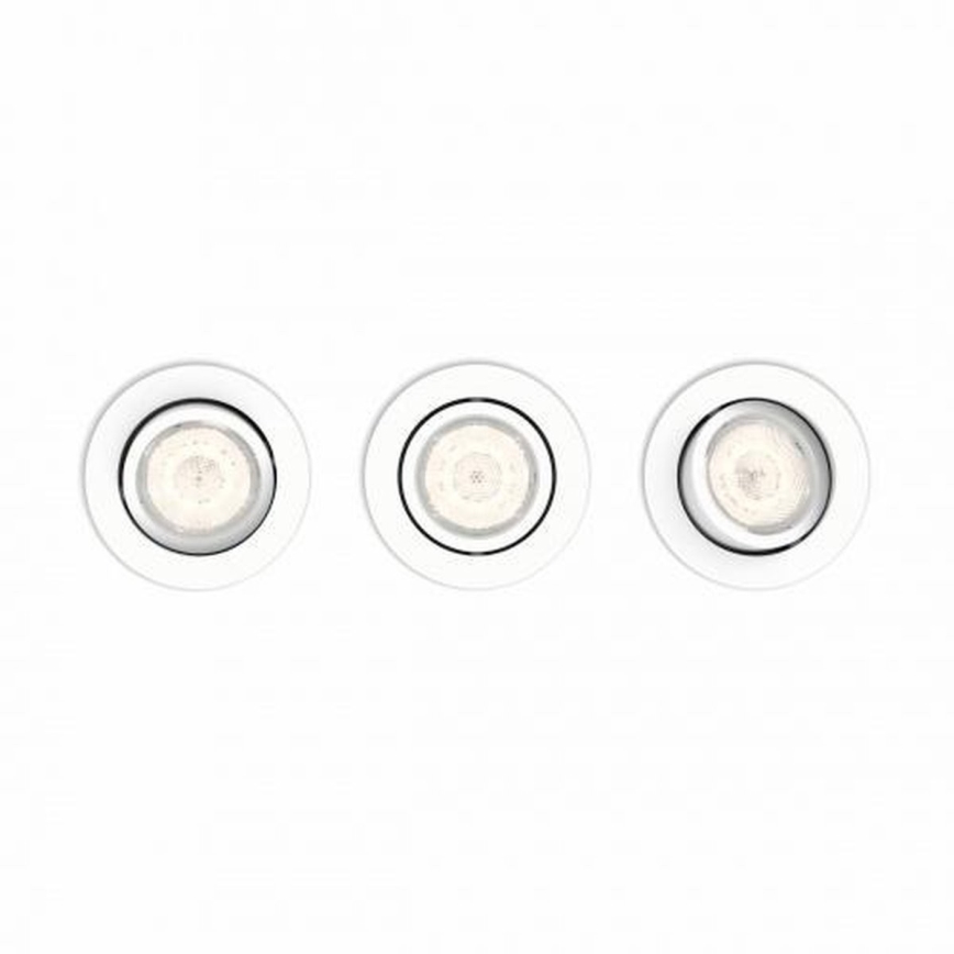 Philips 50113/31/P0 - SADA 3x LED Stmívatelné podhledové svítidlo CASEMENT LED/4,5W/230V