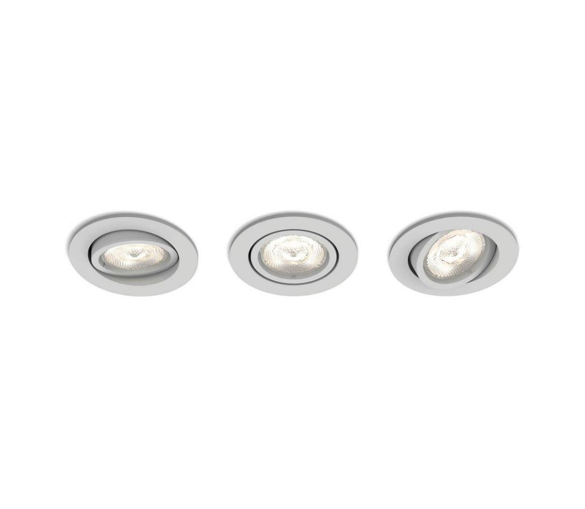 Philips Philips 50113/87/P0 - SADA 3x LED Stmívatelné svítidlo CASEMENT 3xLED/4,5W/230V P3990