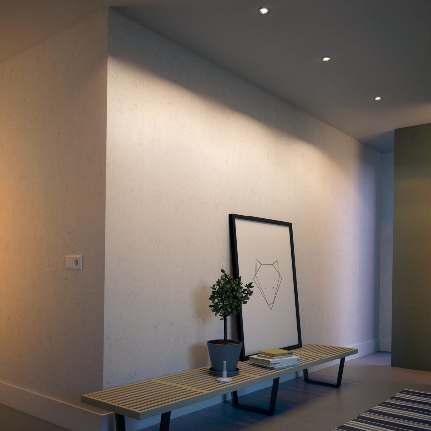 Philips 50113/87/P0 - SADA 3x LED Stmívatelné podhledové svítidlo CASEMENT LED/4,5W/230V