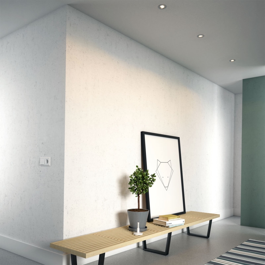 Philips 50113/87/P0 - SADA 3x LED Stmívatelné podhledové svítidlo CASEMENT LED/4,5W/230V