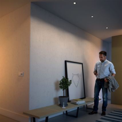 Philips 50113/87/P0 - SADA 3x LED Stmívatelné podhledové svítidlo CASEMENT LED/4,5W/230V