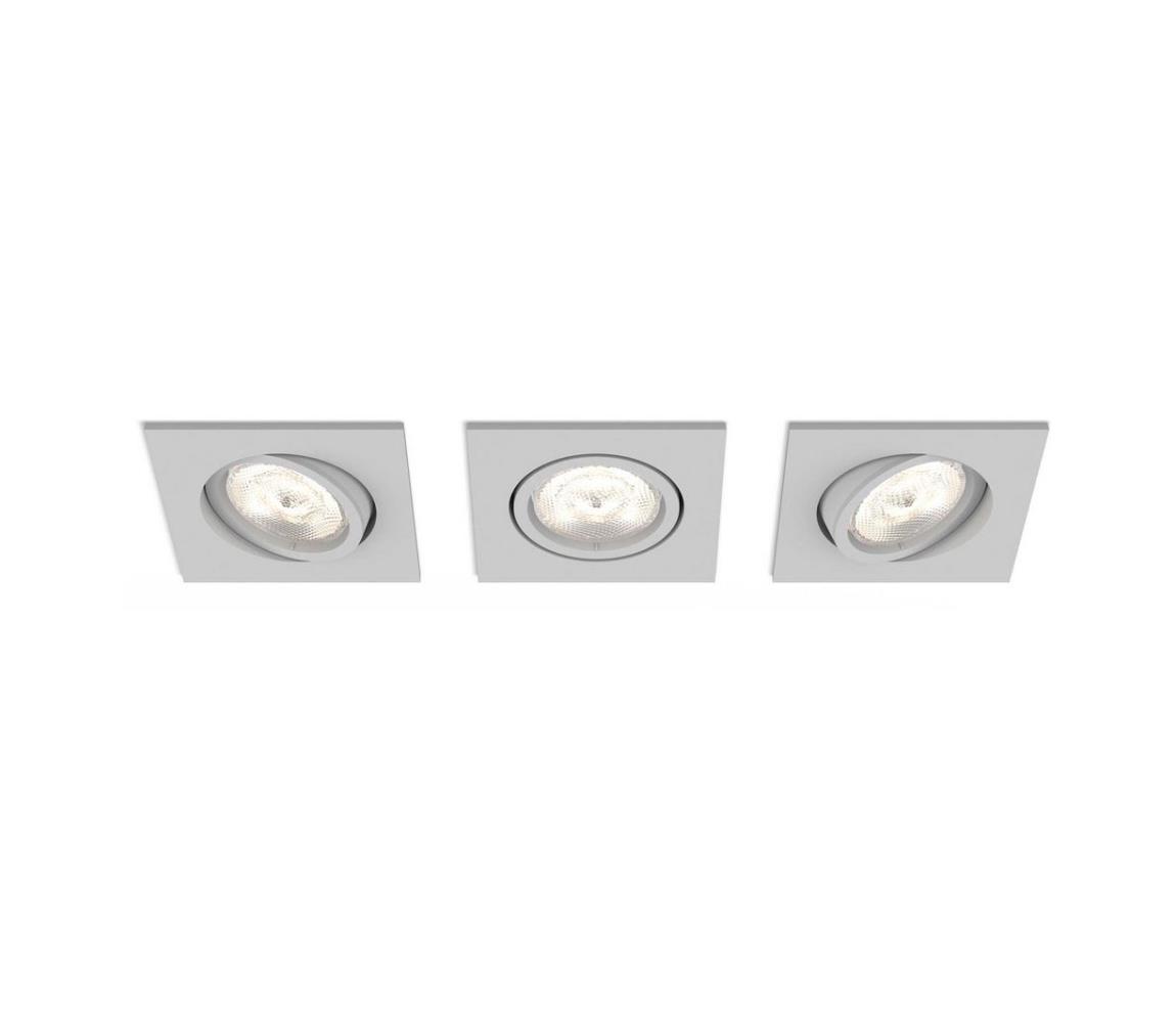 Philips Philips 50123/87/P0 - SADA 3x LED Stmívatelné svítidlo CASEMENT 3xLED/4,5W/230V P4175