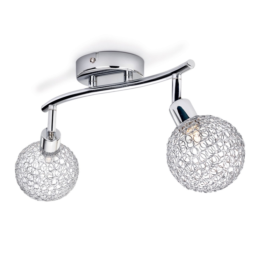 Philips 50155/11/PN - Bodové svítidlo MYLIVING NET 2xG9/28W/230V